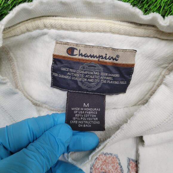 VTG Champion Reverse Weave Syracuse Short Sleeve Sweatshirt Mens XL (Tagged M) - Picture 12 of 12